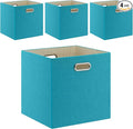 Cube Storage Bins 13×13 Linen Foldable Box by Fboxac