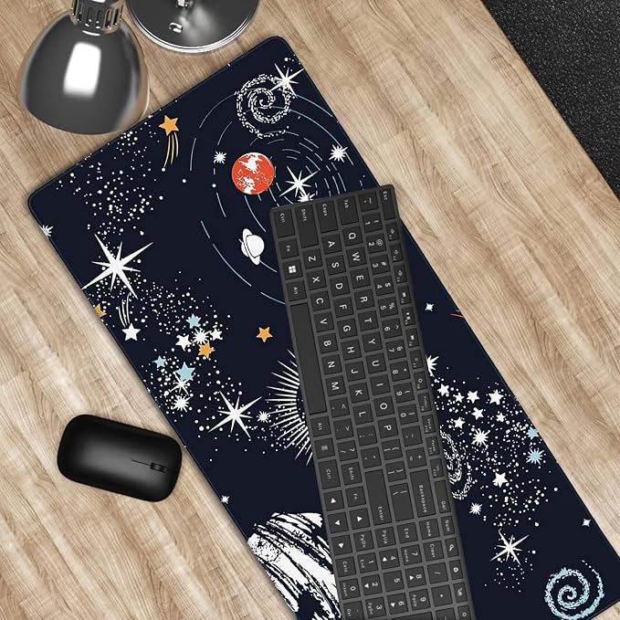 Space Galaxy Gaming Mouse Pad XXL Large Desk Mouse Pad Keyboard Mat - Image 6