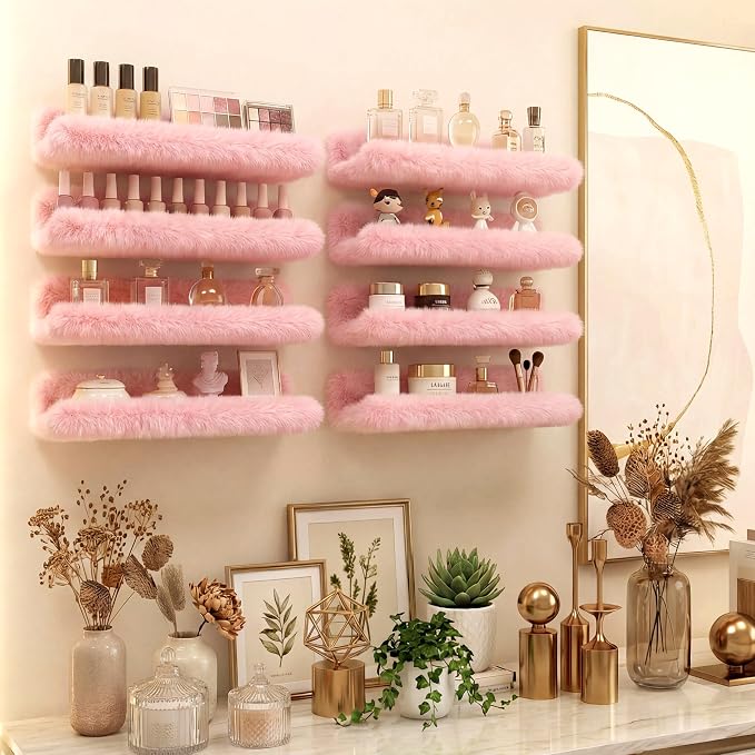 Care&More YJ 15 Inch Nail Polish Shelves, Sunglasses, Essential Oils, Plush - Image 8