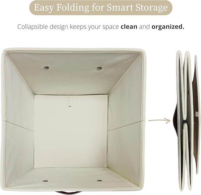 DECOMOMO Storage Cubes, Fabric Organizer Bins - Image 5
