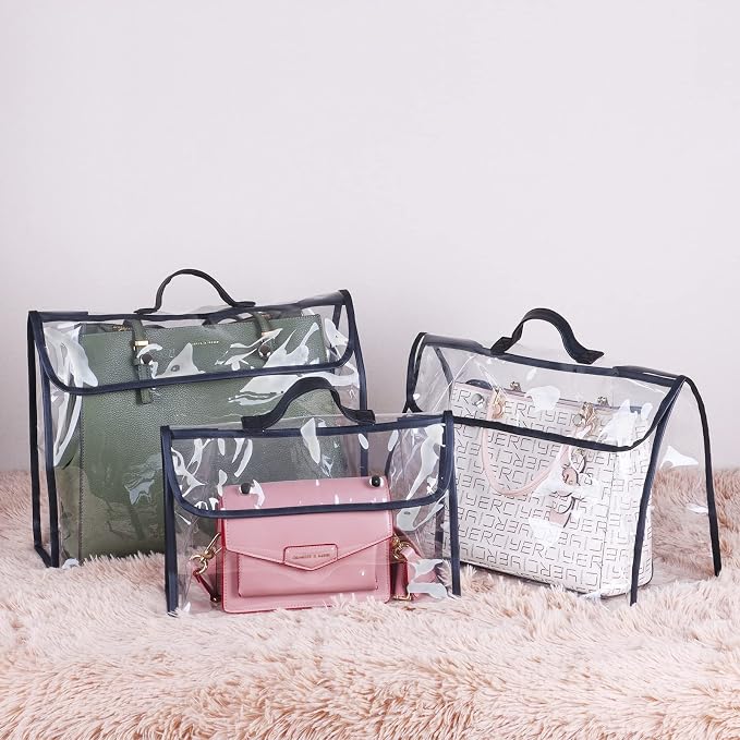 Univivi 6 Pack Dust Bags For Purses and Handbags, Bedroom Handbag Organizer - Image 5