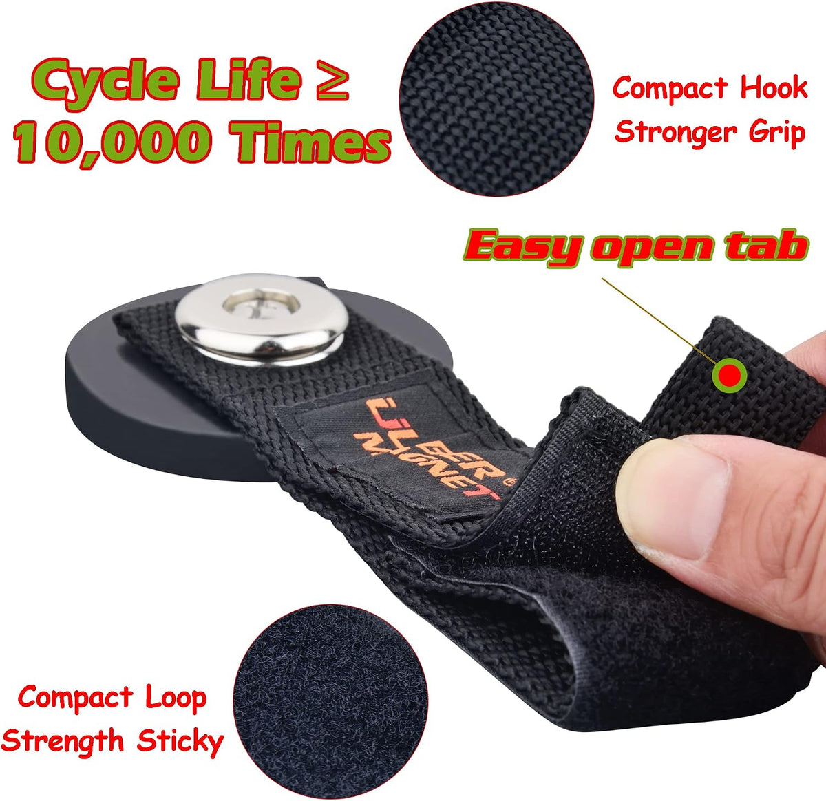 Strong Magnetic Storage Strap,Heavy Duty Magnetic Garage Storage Tool