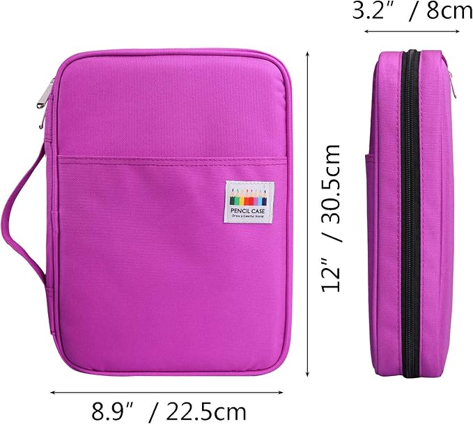 JAKAGO 220 Slots Colored Pencil Case Large Capacity Pen Holder - Image 2