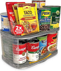Mighty Susan Kitchen Organizer for Canned Goods: 2-Tiered Robust Turntable by InspiredProducts