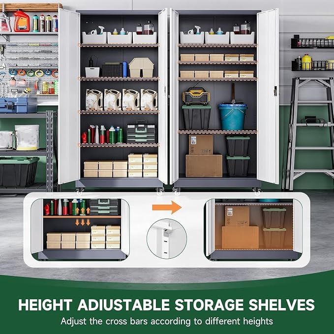 Letaya Metal Garage Storage Cabinets - Image 5