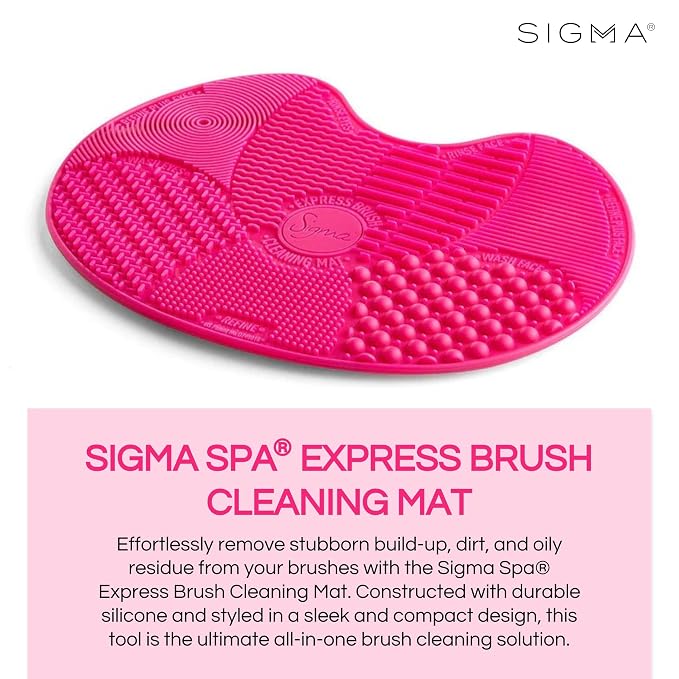 Sigma Beauty Makeup Brush Cleaner Mat – Sigma Spa Express Silicone Makeup Brush - Image 2