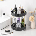Aveniee Rotating Makeup Organizer, 2-Tier Black Vanity Storage