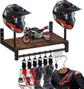 Motorcycle Helmet Rack Wall Mount, Helmet Holder by Storystore