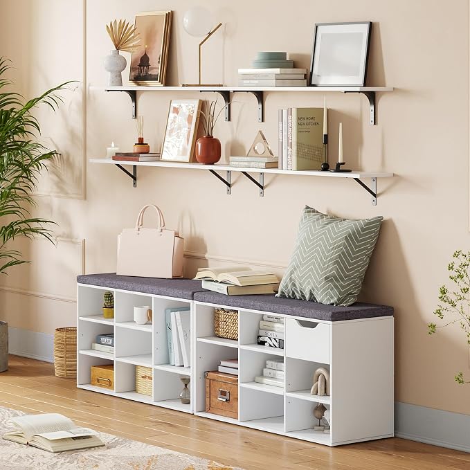 DINZI LVJ Shoe Storage Bench - Image 4