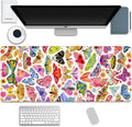 Colorful Butterfly Mouse Pad, Large Extend Mousepad Desk Pad by Unknown
