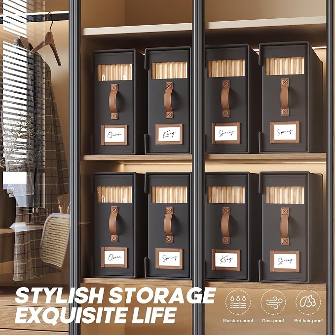 6 Pack Bed Sheet Organizers And Storage - Image 5
