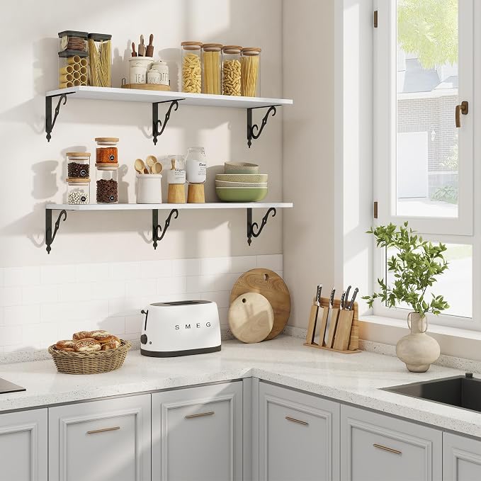 RICHFOCUS 12 Inch Deep Floating Shelves - Image 3