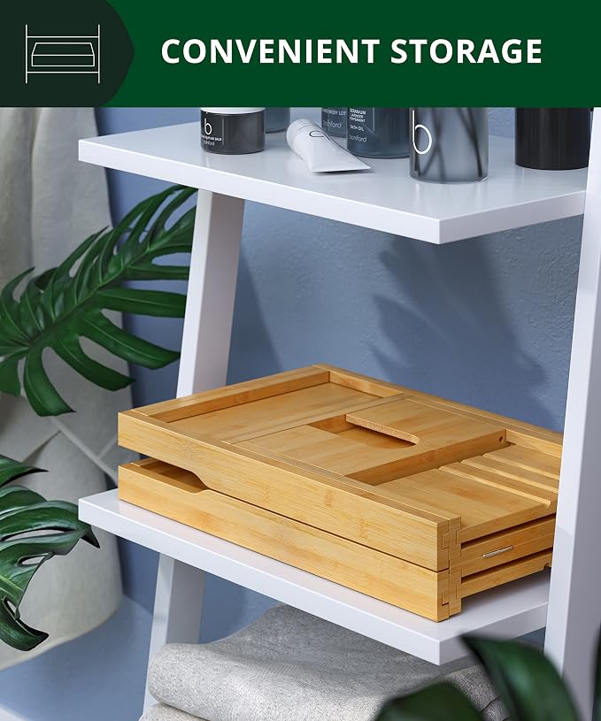 ROYAL CRAFT WOOD Bathtub Tray Caddy - Image 2
