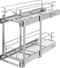 Rev-A-Shelf 2-Tier Kitchen Cabinet Pullout Shelf and Drawer Organizer Slide Out by Rev-A-Shelf