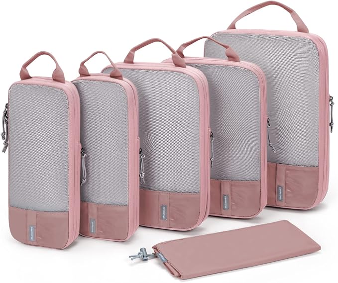 BAGSMART 6 Set /4 Set/2 Set Compression Packing Cubes by BAGSMART