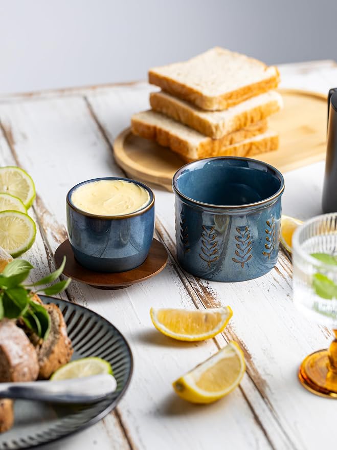 Ceramic Butter Dish with Lid, Butter Crock - Image 3