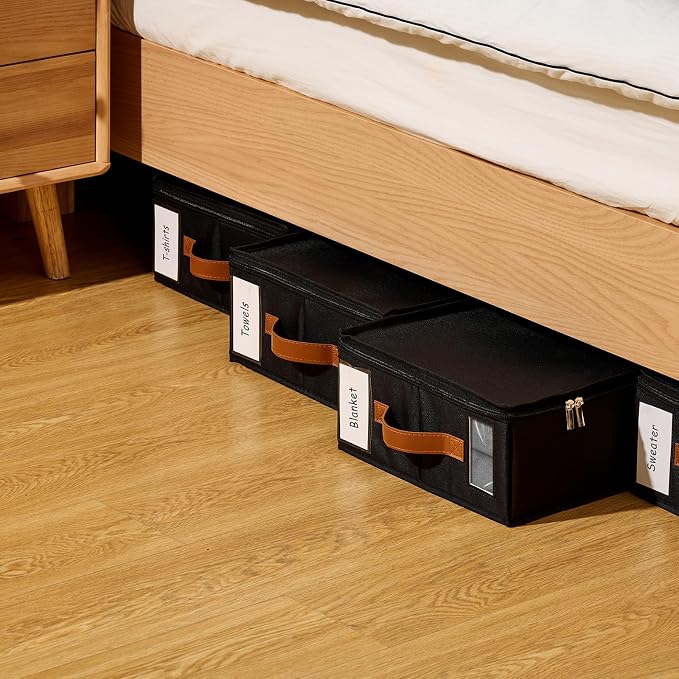 6pack Bed Sheet Organizer, Foldable Linen Closet Organizers and Storage - Image 8