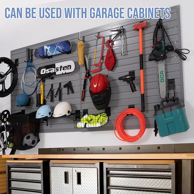 Slat Wall Paneling Garage Wall Organizer Slatwall Panels 4'x 2' Garage Slat - Image 6
