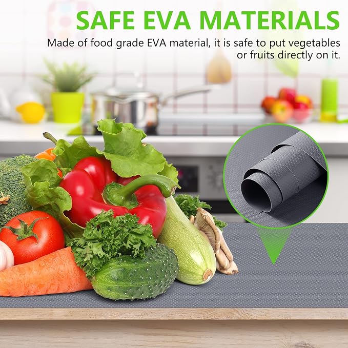 Shelf Liners for Kitchen Cabinets Refrigerator Liners Waterproof Kitchen - Image 5
