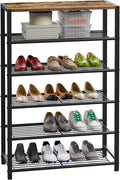 Yusong Shoe Rack Organizer, 6 Tier Industrial Shoe Storage Shelf, Narrow Sturdy by Yusong