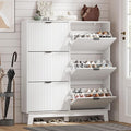 Shoe Cabinet Storage for Entryway by HUANLEGO