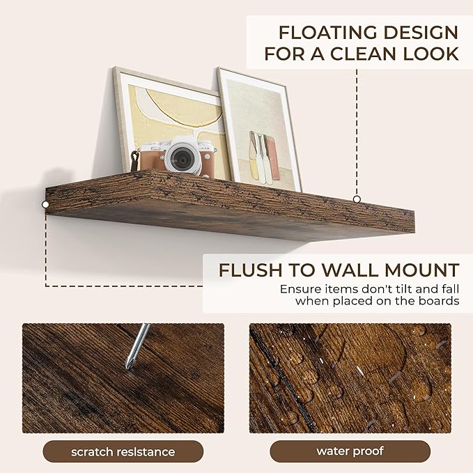 RICHFOCUS 36Inch Floating Shelves - Image 6