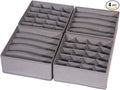 DIOMMELL 4 Pack Foldable Cloth Storage Box Closet Dresser Drawer Organizer by DIOMMELL