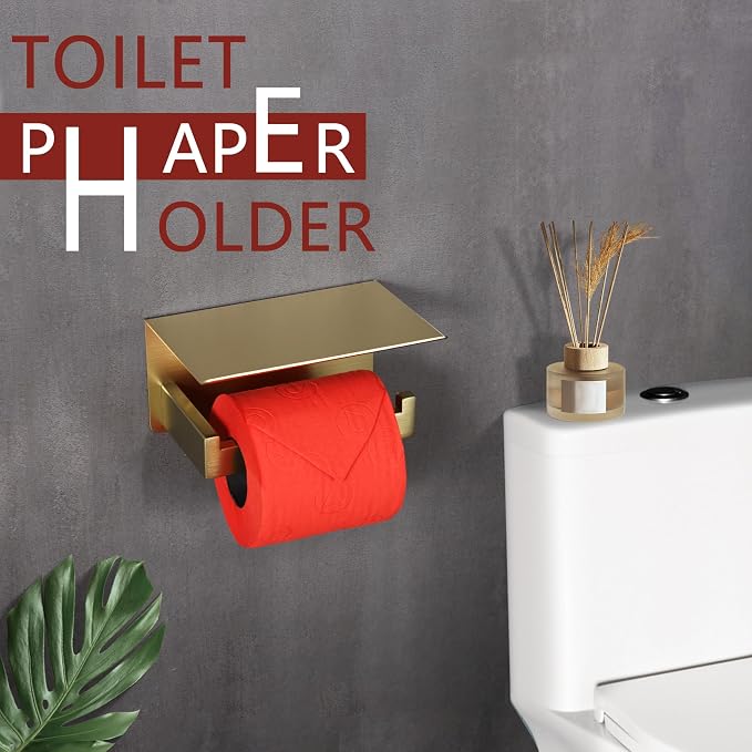 LANC Gold Toilet Paper Holder - Image 3