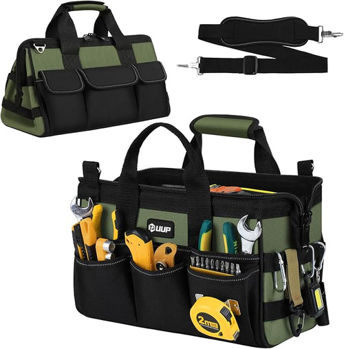 12-Inch Mini Small Tool Bag, 15-Pocket Portable Tool Box Organizer Storage by UUP