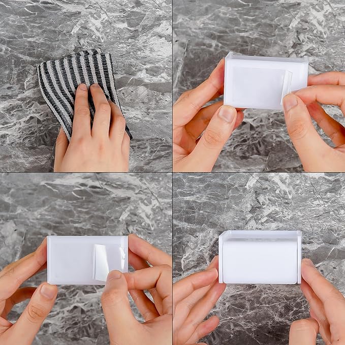 2 Pack Toothbrush Holder Wall Mounted - Image 4