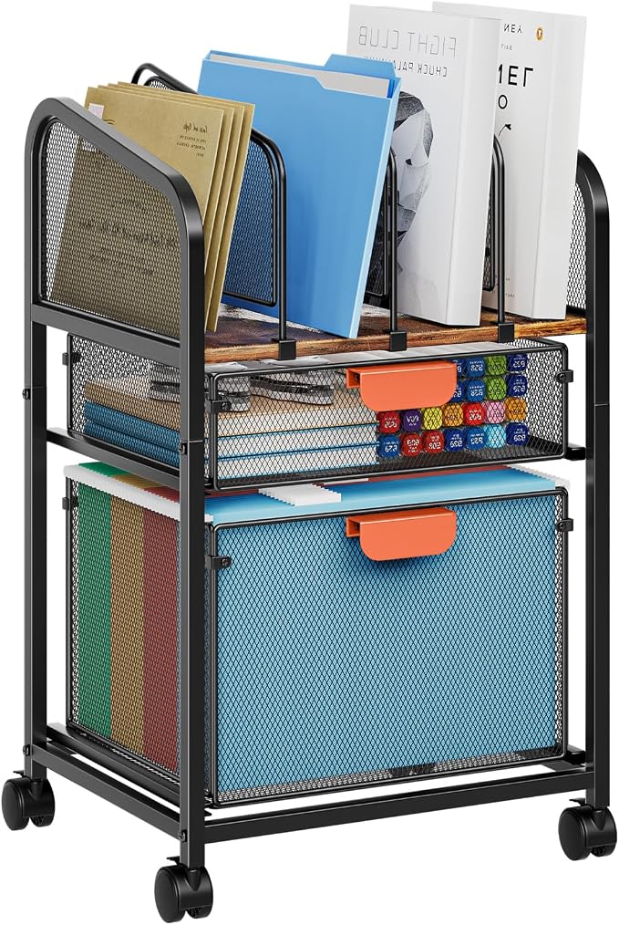 Marbrasse Rolling File Cart by Marbrasse