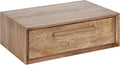 Kate and Laurel McCutcheon Floating Wood Storage Shelf, Natural Wood, by KateandLaurel