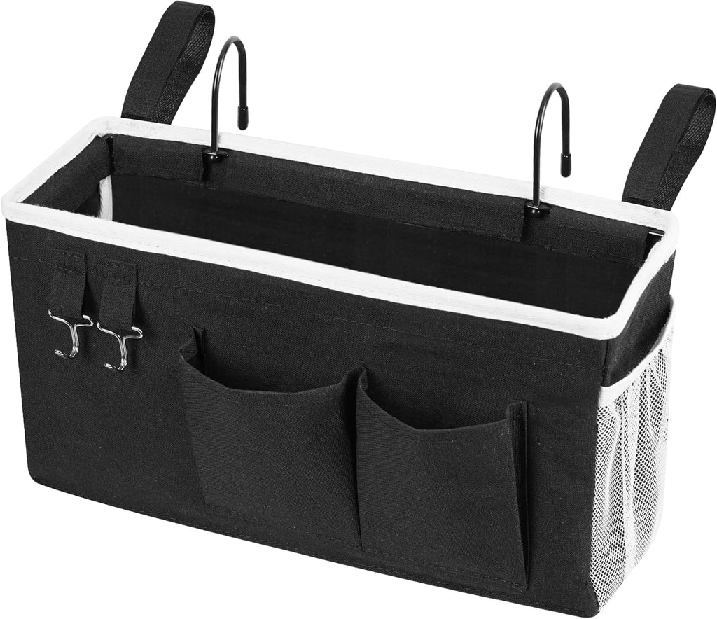 Bedside Caddy, Bedside Storage Bag Hanging Organizer for Bunk Dorm Bed