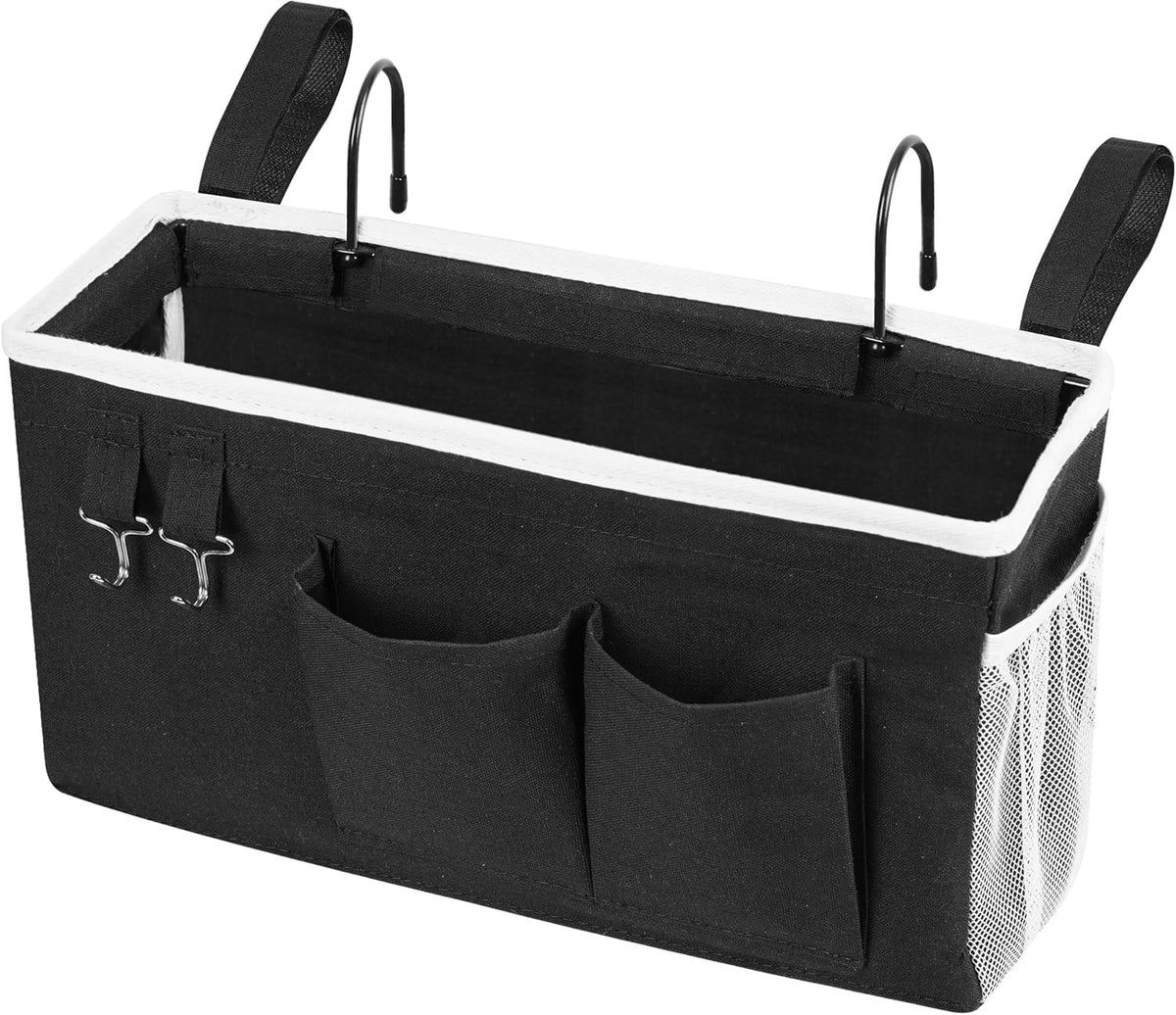 Bedside Caddy, Bedside Storage Bag Hanging Organizer for Bunk Dorm Bed