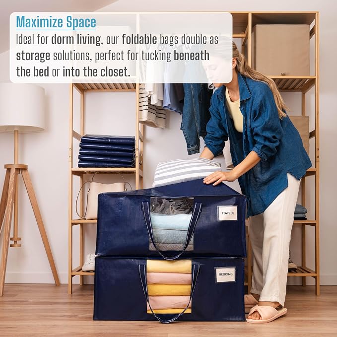 VENO 6 Pack Moving Bags Extra Large Storage Bags - Image 4