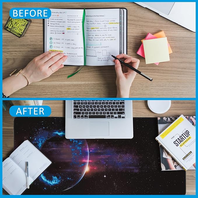 Mouse Pad, Abstract Space Desk Mat - Image 6