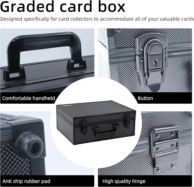 Graded Card Storage Box; Durable Sports, PSA Card Storage Case- Trading Card - Image 3