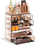 Sorbus Acrylic Makeup Organizer Set, 7-Drawer Vanity & Countertop Cosmetic by Sorbus