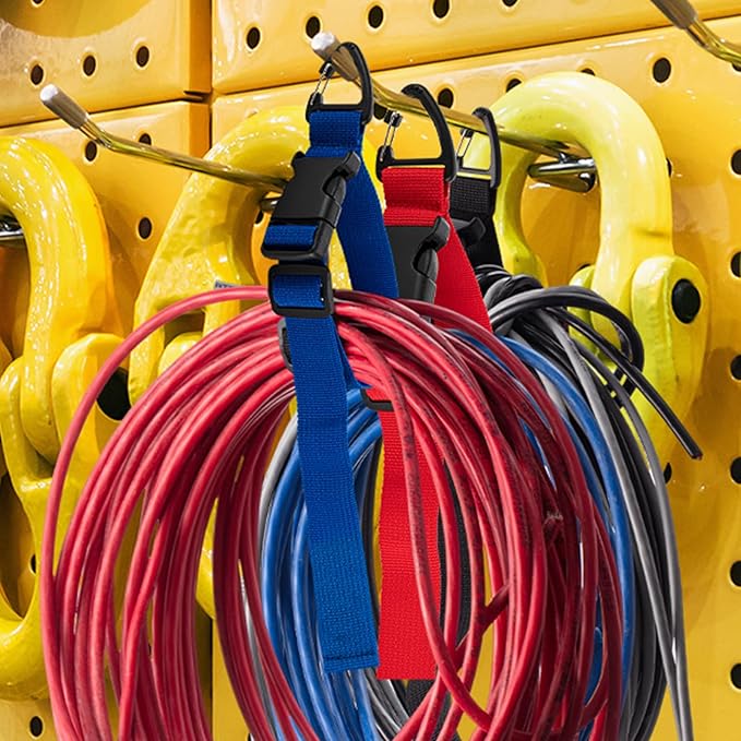 12 Pack 17 Inch Adjustable Extension Cord Holder Organizer - Image 5