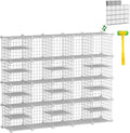 Wire Cube Storage Organizer, 20 Cubes Converted into 23 Cubes, Sturdy