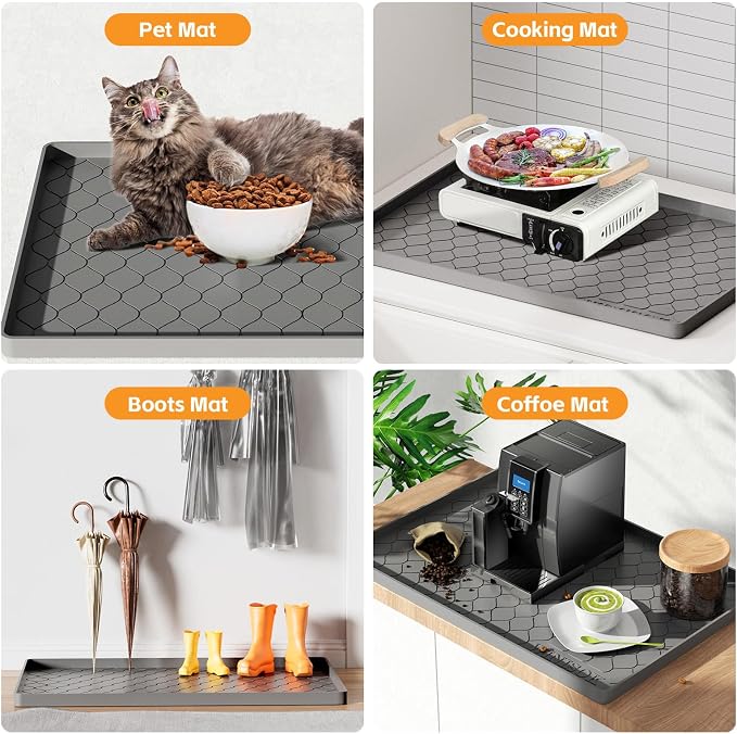 Silicone Under Sink Mat 40" x 22", kitchen Essentials and Gadgets, Shelf liner - Image 5