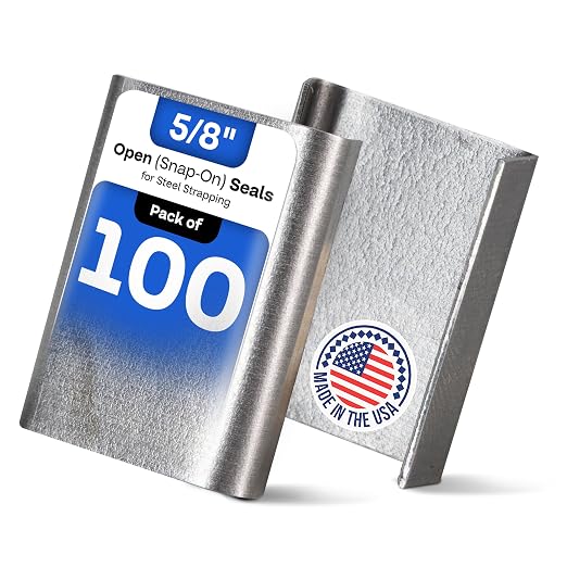 IDL Packaging Open Seals for 5/8" Strap Width Steel Strapping by IDLPackaging