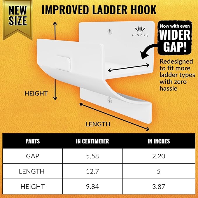 Ladder Hangers for Garage Wall - Image 3