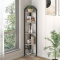 5 Tier Corner Shelf, 70” Corner Shelf Stand, Corner Bookshelf Plant