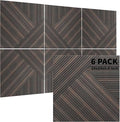 TO-TH Acoustic Wall Panels, 6 Pack Total Size 72 x 48 Inches, Self-Adhesive by Unknown