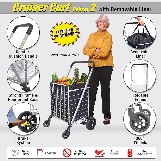 dbest Products Cruiser Cart Deluxe 2 - Image 2
