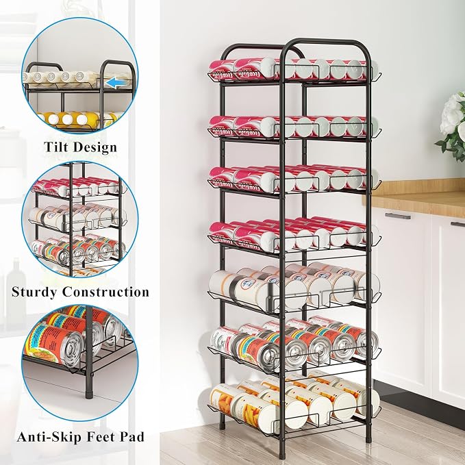 GILLAS 3 5 6 7 8 Tier Drink Organizer, Water Bottle Organizer, Metal Beverage - Image 4