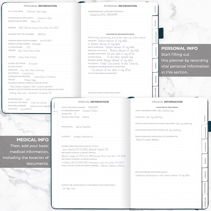 Clever Fox End of Life Planner – Final Arrangements Organizer - Image 3