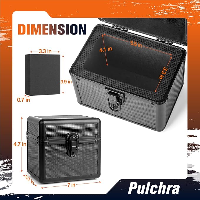 Pulchra Graded Card Storage Box, Top Loaders Case, Sports Trading Box, Slab PSA - Image 2