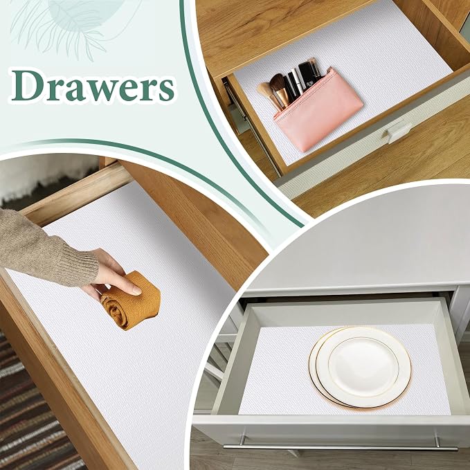 Drawer and Shelf Liner for Kitchen Cabinet: 17 in X 30 Ft Non Slip Waterproof - Image 5